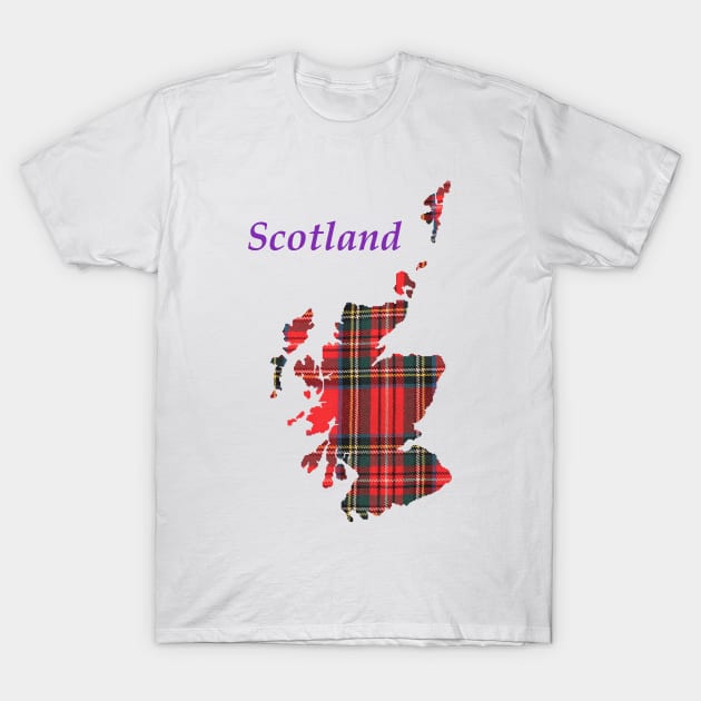 Royal Stewart Scotland T-Shirt by the kilt